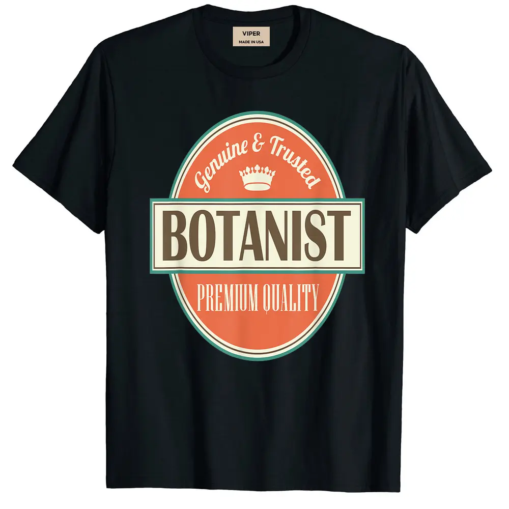 Botanist Funny Botany Teacher Gift T-Shirt - Black