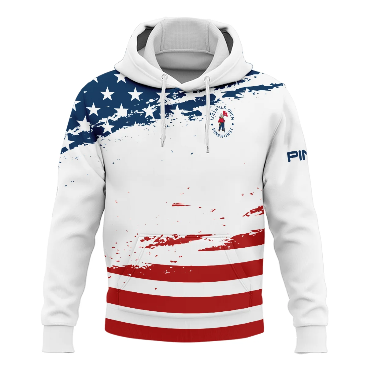 124th U.S. Open Pinehurst Special Version Ping Hoodie Shirt Blue Red White Color Hoodie Shirt