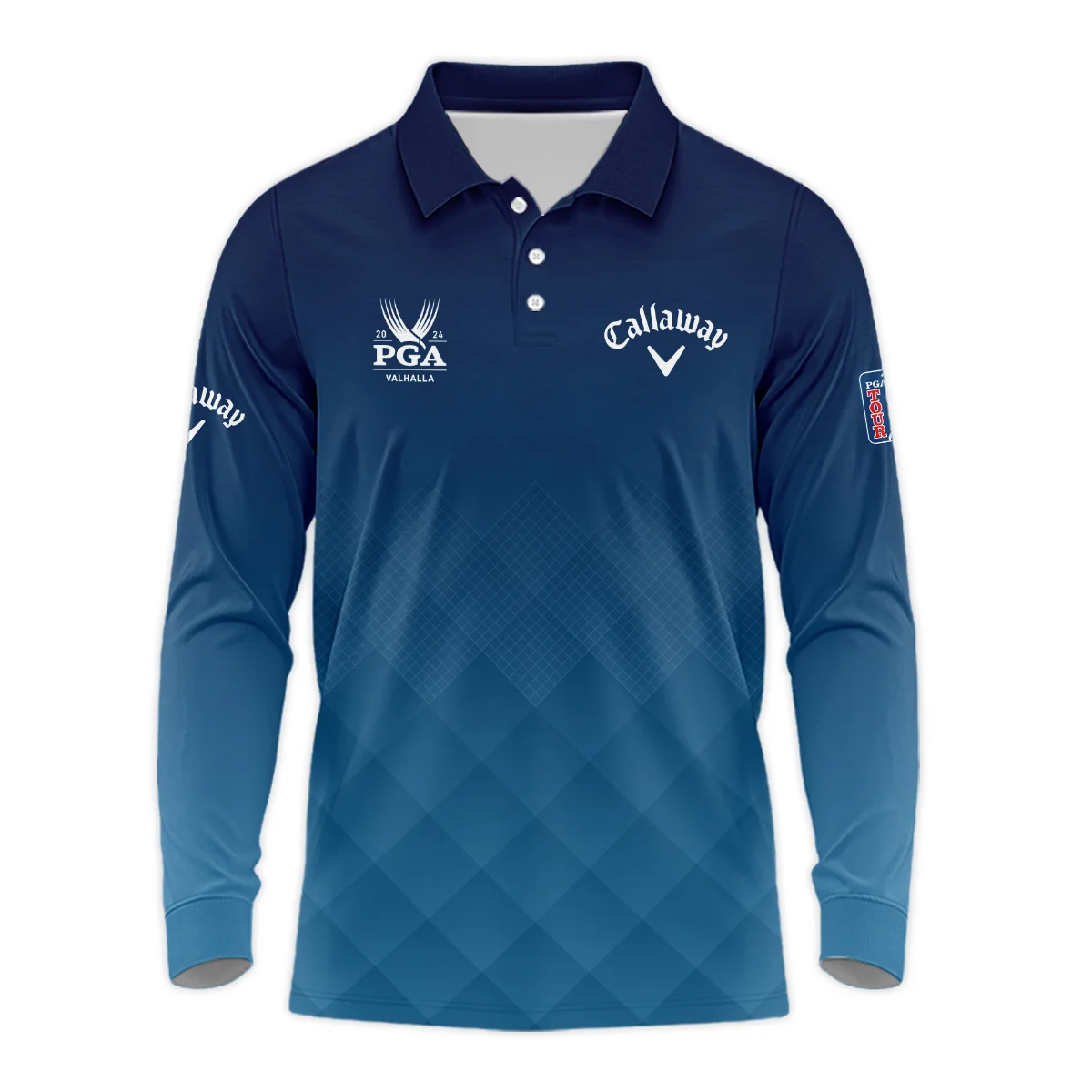 2024 PGA Championship Valhalla Callaway Blue Gradient Abstract Stripes ...