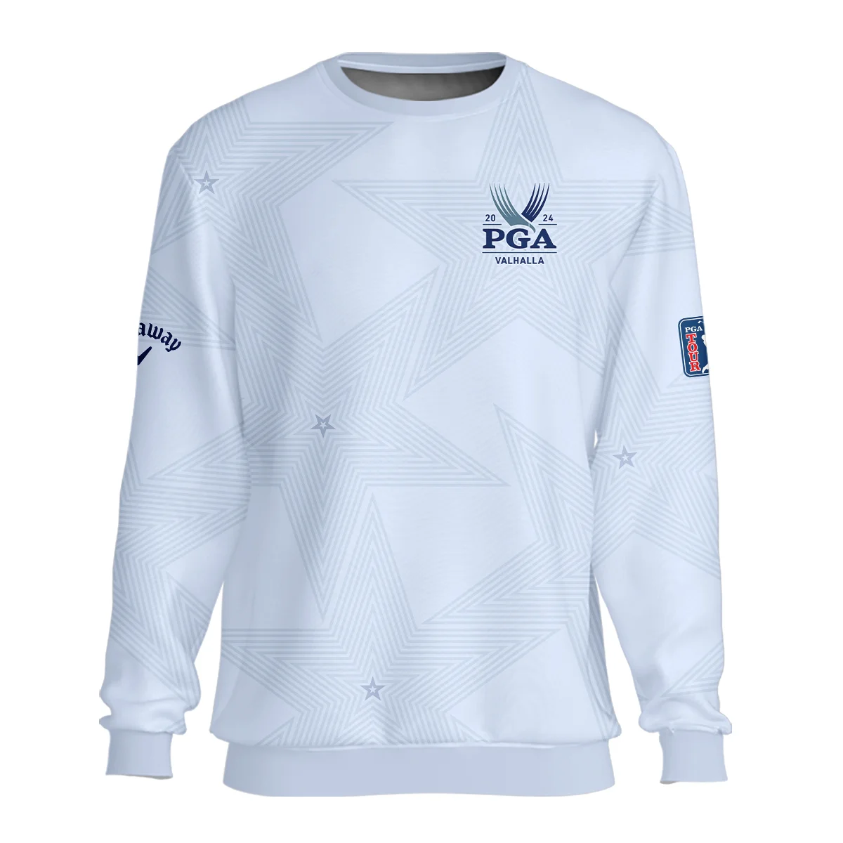 2024 PGA Championship Valhalla Golf Callaway Unisex Sweatshirt Stars Lavender Mist Golf Sports All Over Print Sweatshirt