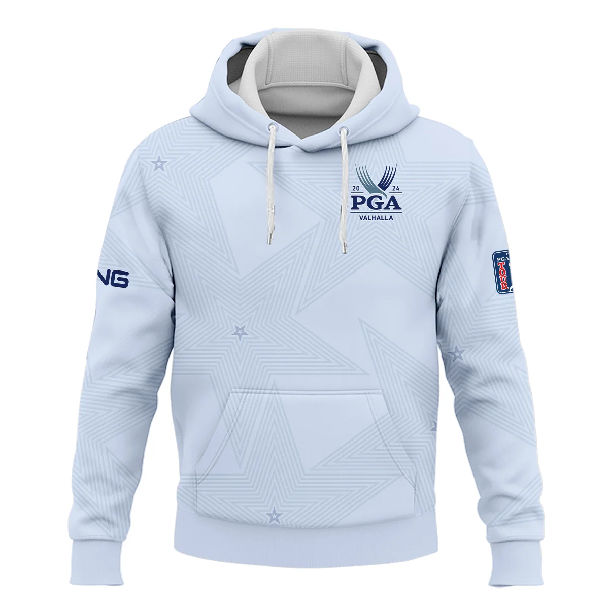 2024 PGA Championship Valhalla Golf Ping Hoodie Shirt Stars Lavender Mist Golf Sports All Over Print Hoodie Shirt