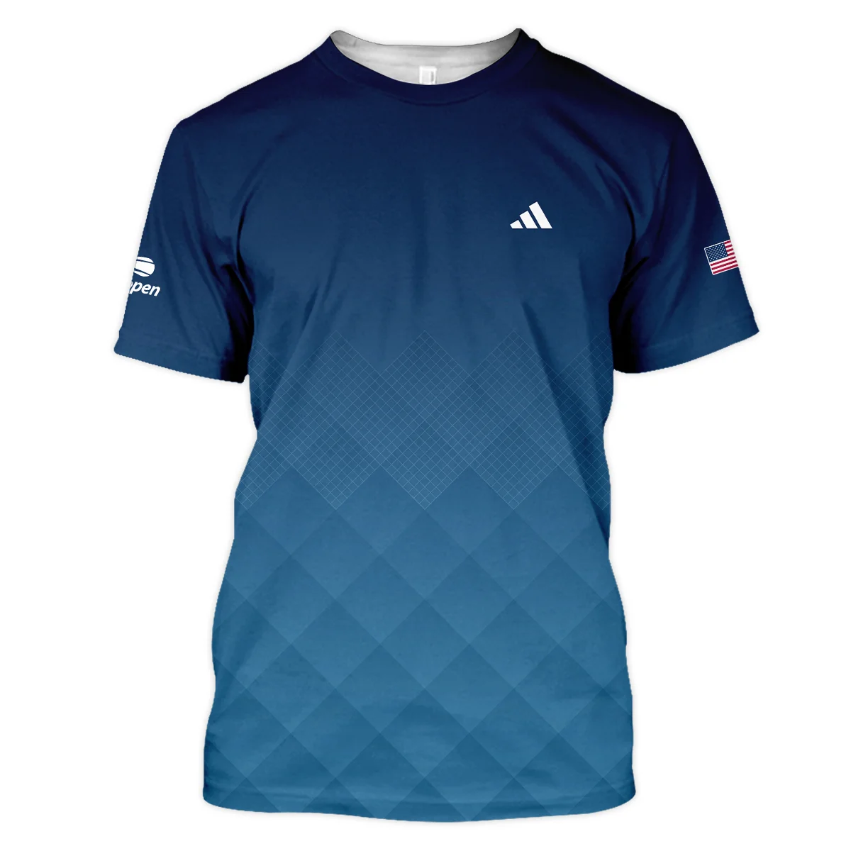 Adidas Blue Abstract Background US Open Tennis Champions Unisex T-Shirt Style Classic T-Shirt