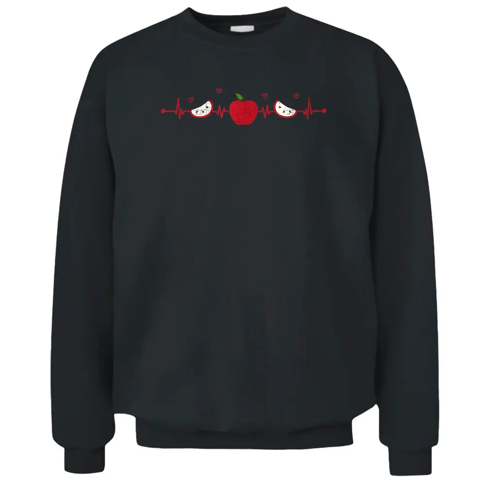 Apples Heartbeat Apple Picking Farmer Picker - Copy Pullover Sweatshirt