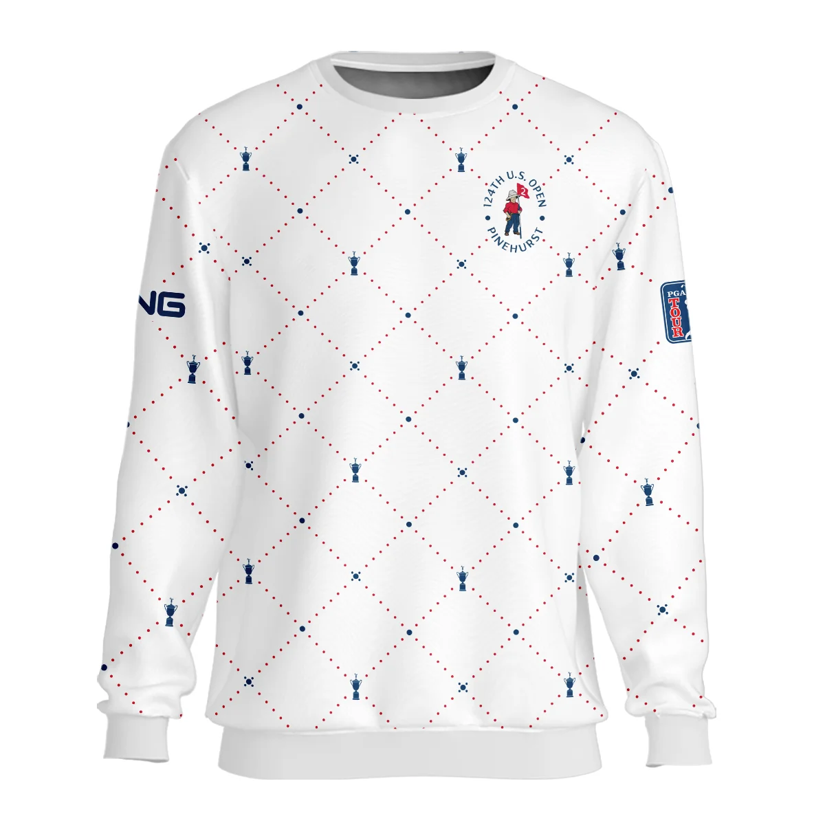 Argyle Pattern With Cup 124th U.S. Open Pinehurst Ping Unisex Sweatshirt Style Classic Sweatshirt