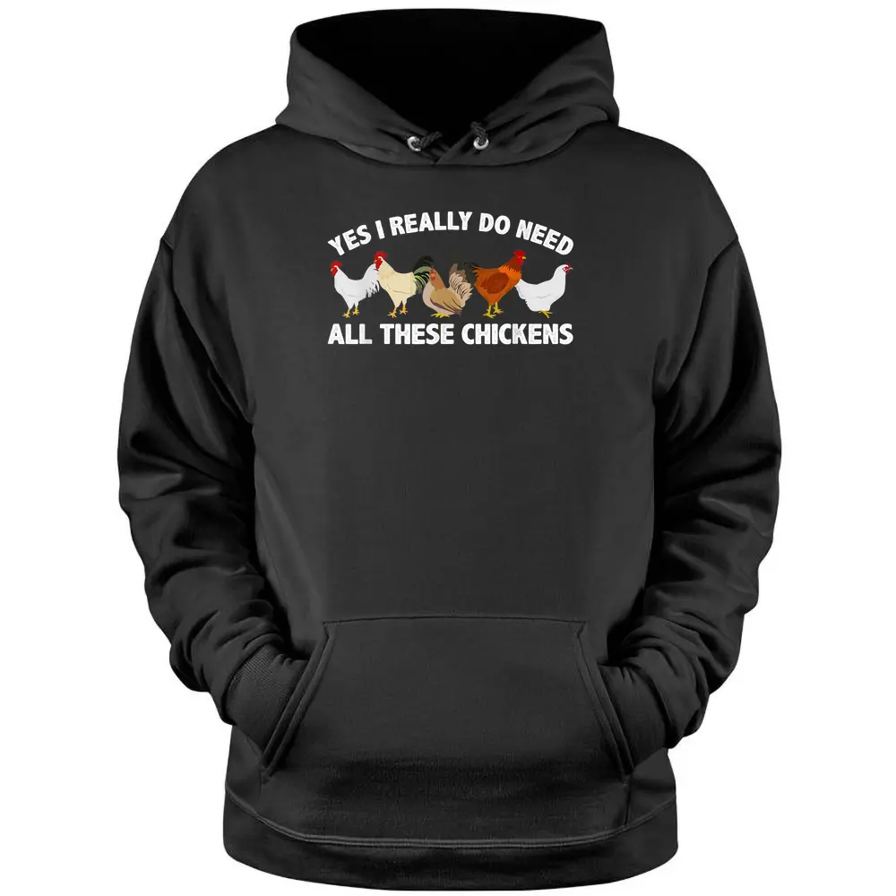 Best Chicken Art For Men Women Poultry Farm Chicken Farmer - Copy Pullover Hoodie