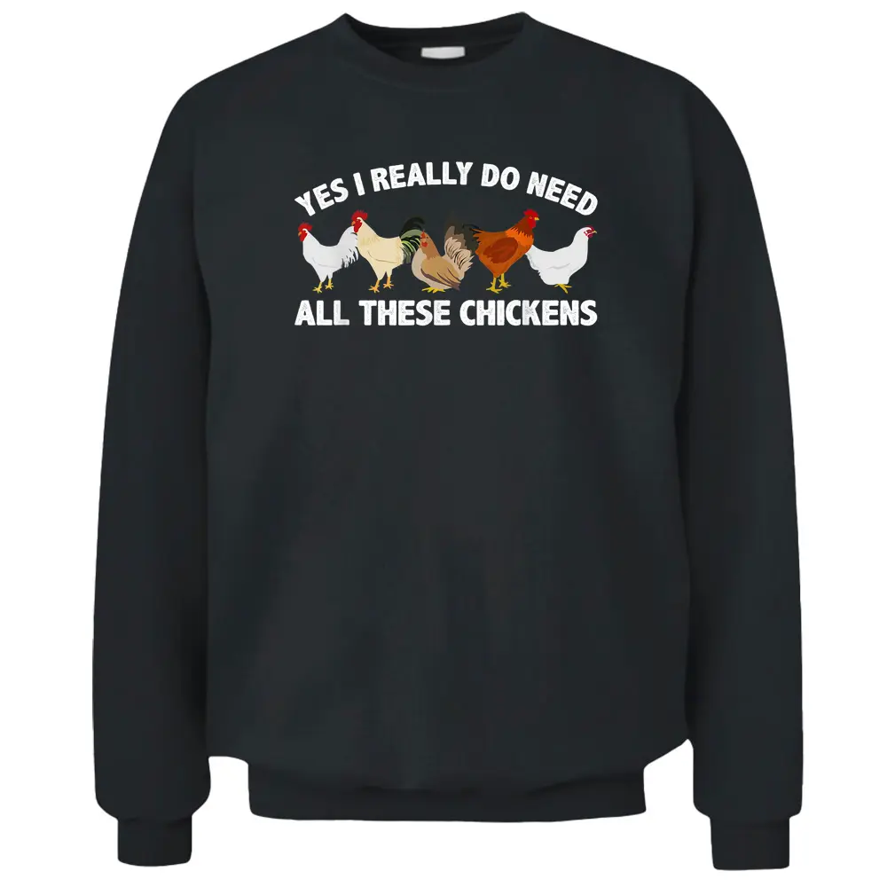 Best Chicken Art For Men Women Poultry Farm Chicken Farmer - Copy Pullover Sweatshirt