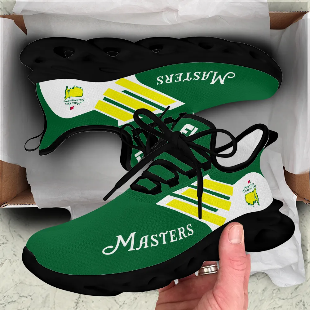 Black Yellow White Max Soul Shoes Footjoy Masters Tournament Augusta National Golf Club Sneaker Gift For Fans