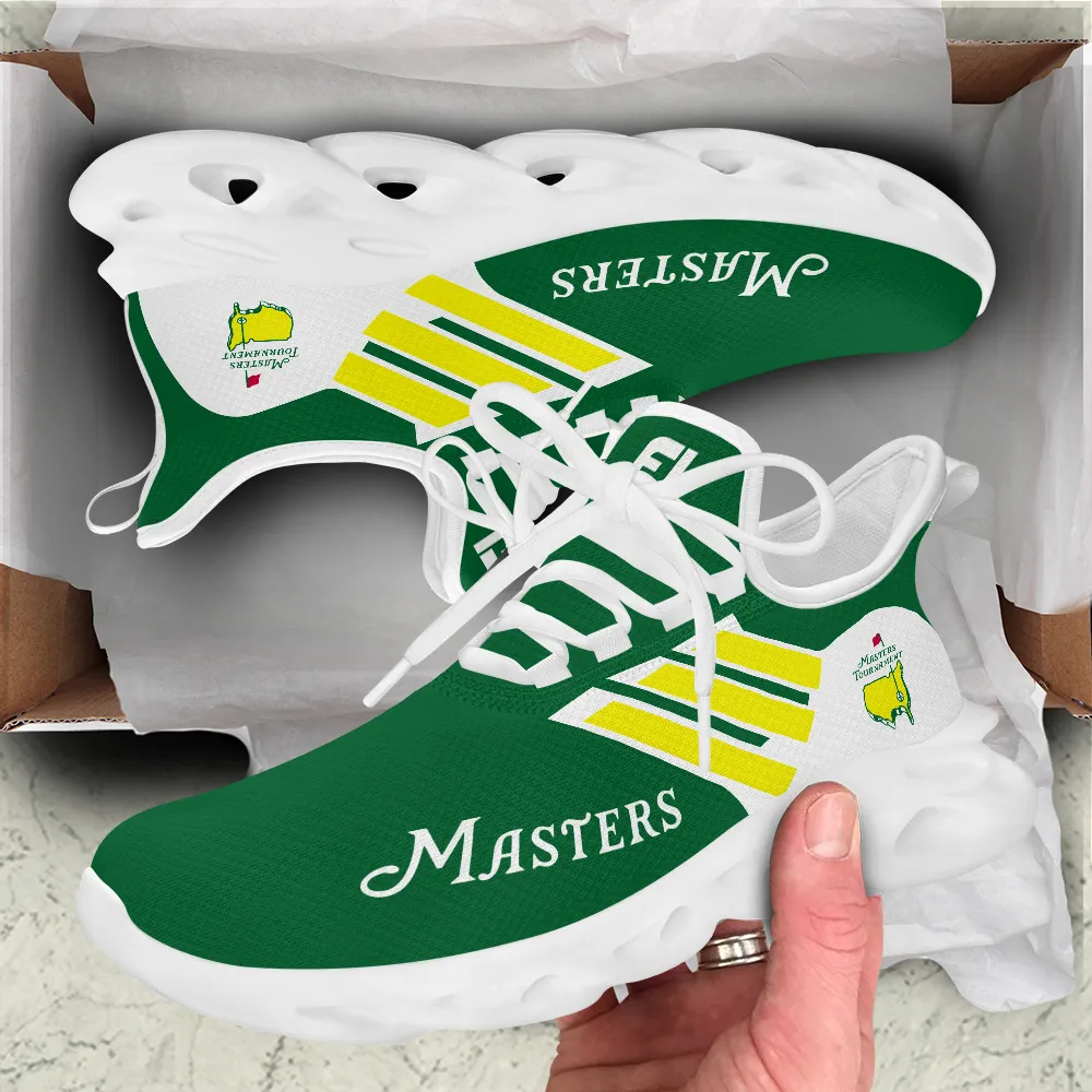 Black Yellow White Max Soul Shoes Footjoy Masters Tournament Augusta National Golf Club Sneaker Gift For Fans