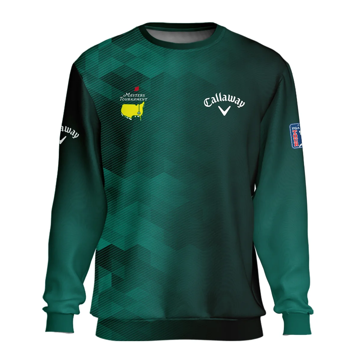 Callaway Golf Sport Dark Green Gradient Abstract Background Masters Tournament Unisex Sweatshirt Style Classic Sweatshirt