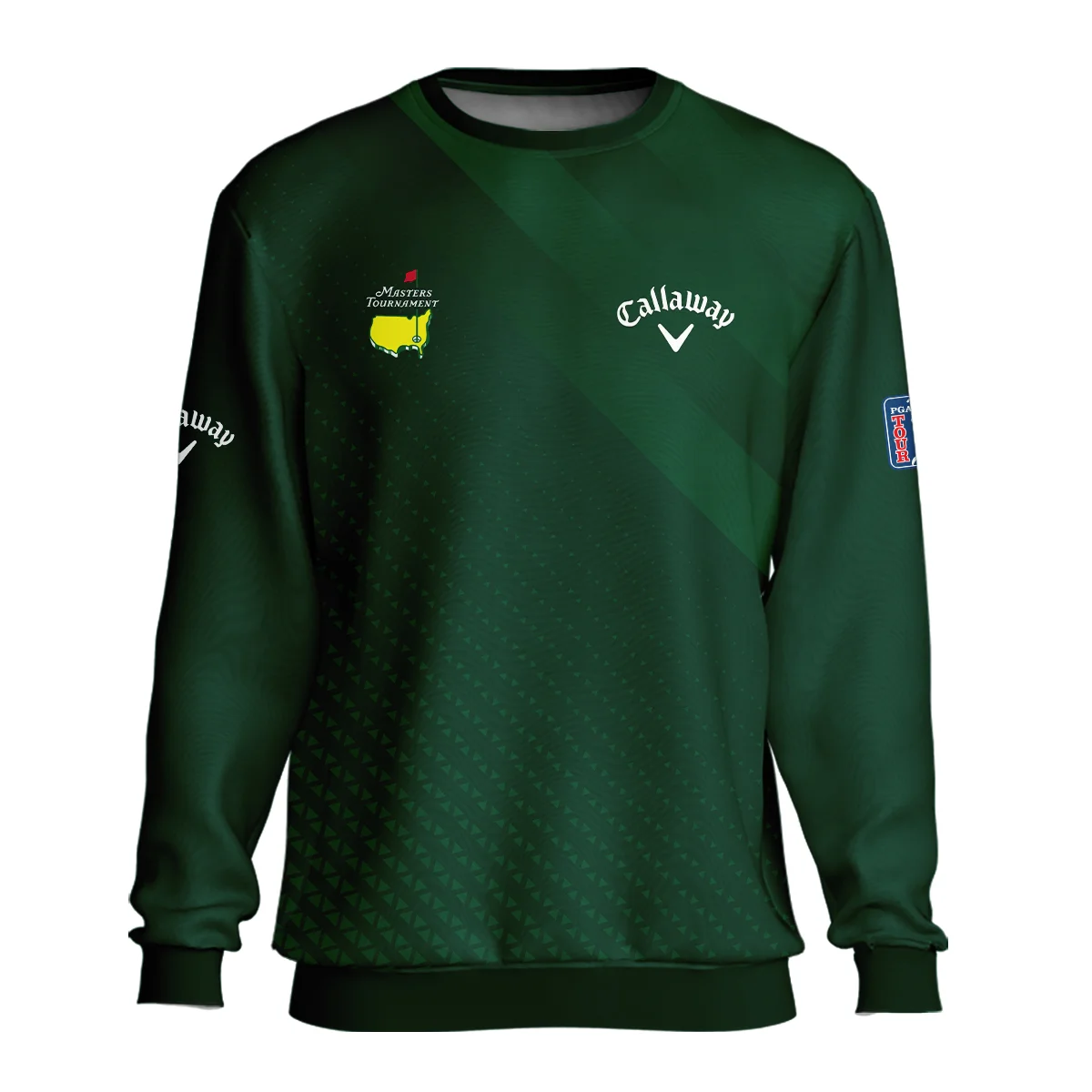 Callaway Gradient Dark Green Abstract Pattern Masters Tournament Unisex Sweatshirt Style Classic Sweatshirt