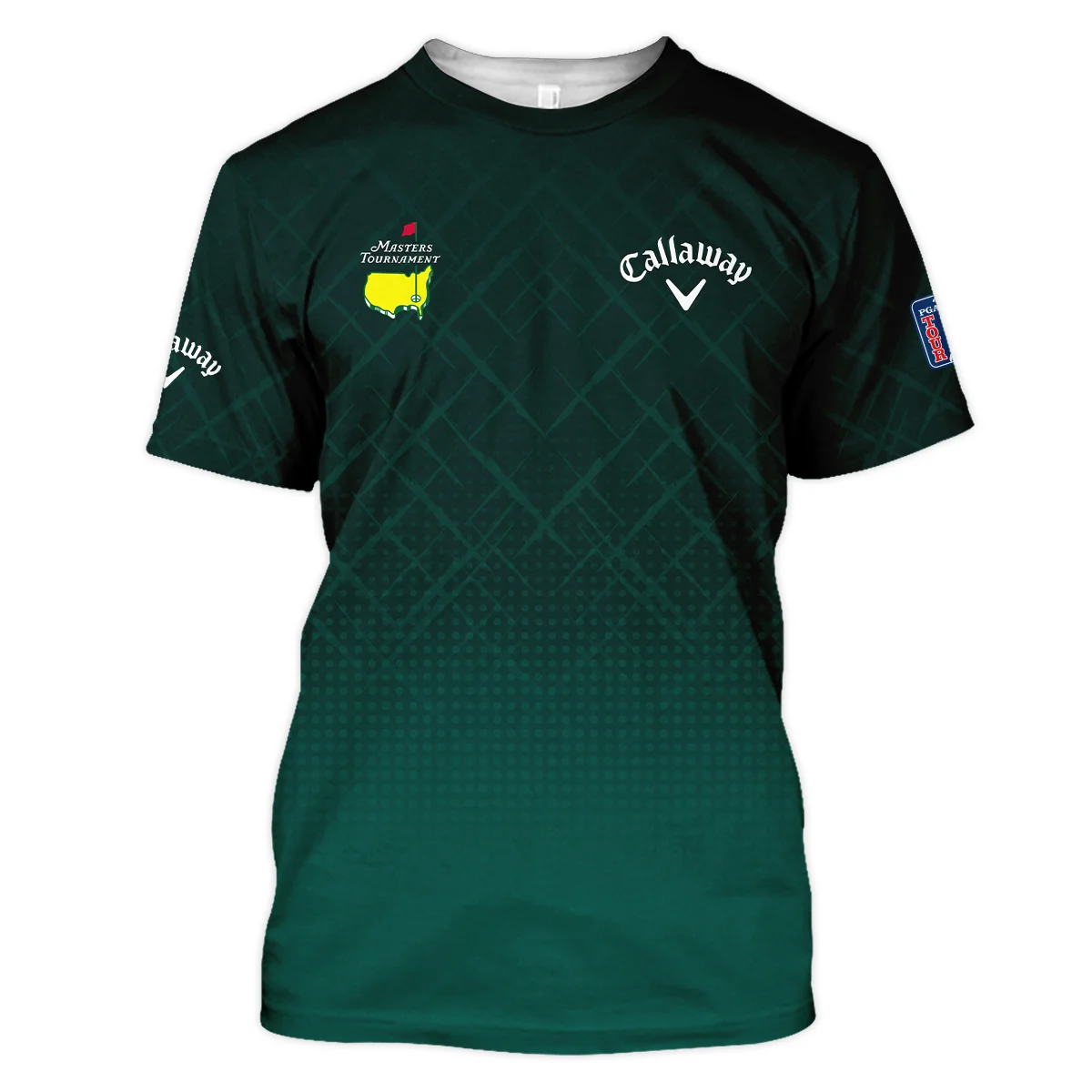 Callaway Masters Tournament Sport Jersey Pattern Dark Green Unisex T-Shirt Style Classic T-Shirt