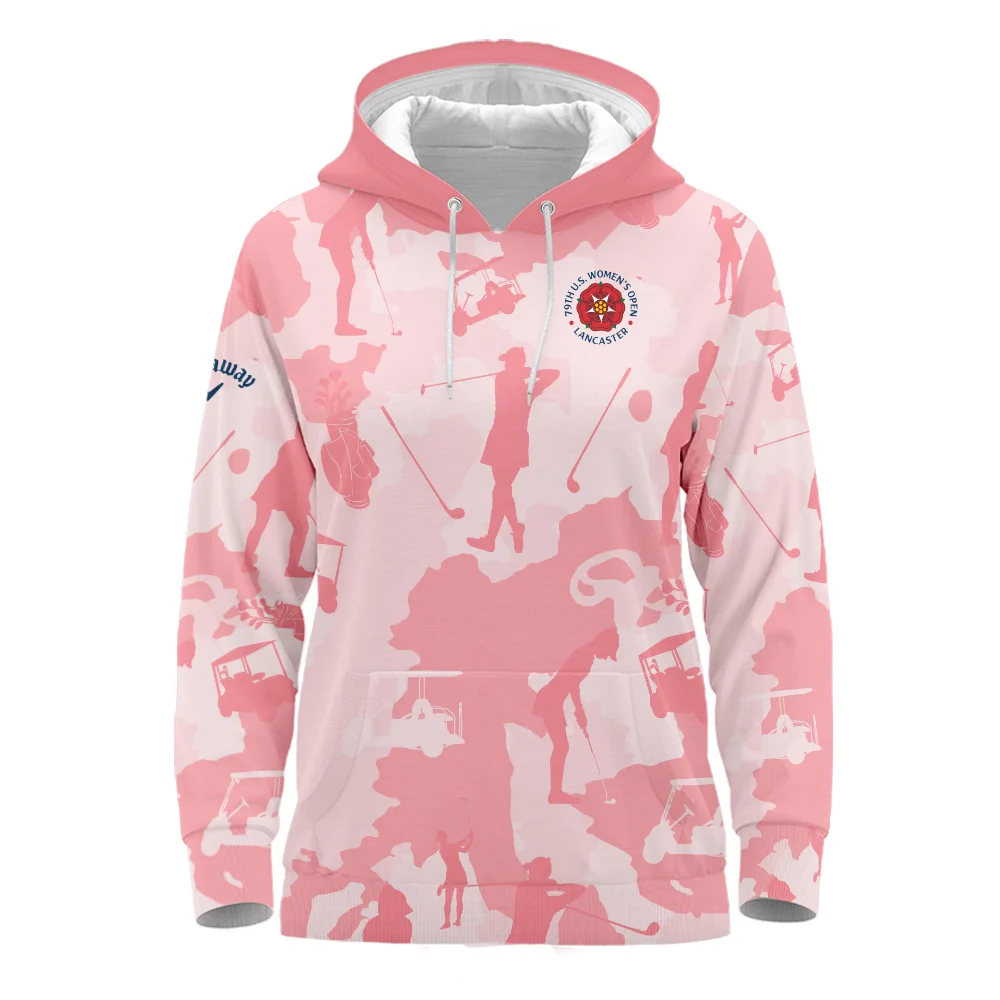 Camo Pink Color 79th U.S. Women’s Open Lancaster Callaway Hoodie Shirt Golf Sport All Over Print Hoodie Shirt