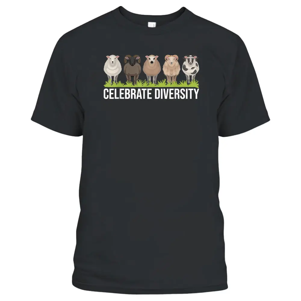 Celebrate Diversity - Sheep Whisperer Herder Farmer - Copy T-Shirt