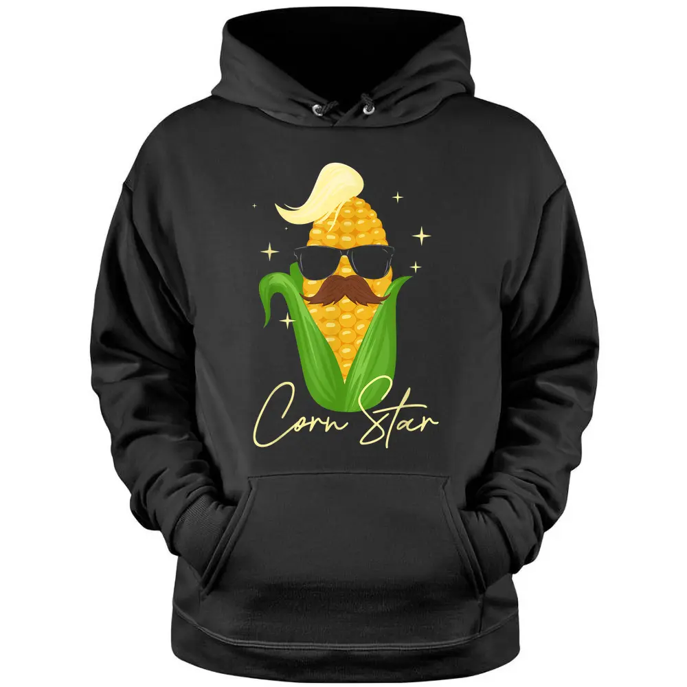 Corn Star Bearded Farmers Or Corn Lovers Pullover Hoodie