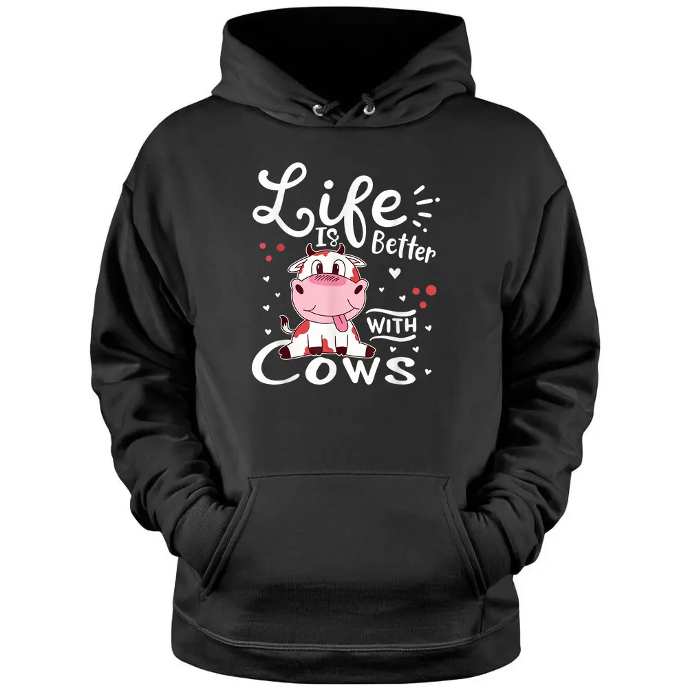 Cow Farmer Pullover Hoodie