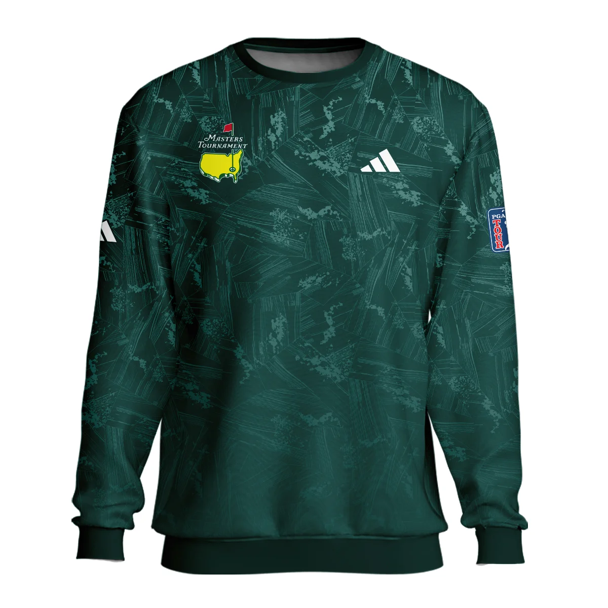 Dark Green Background Masters Tournament Adidas Unisex Sweatshirt Style Classic Sweatshirt