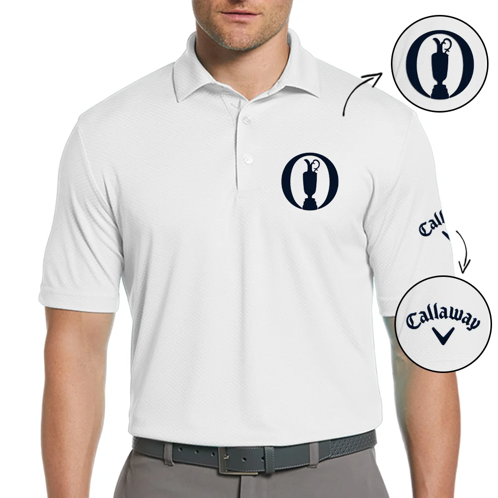 Embroidered Polo Callaway The Open Championship Embroidered Apparel Ver 2