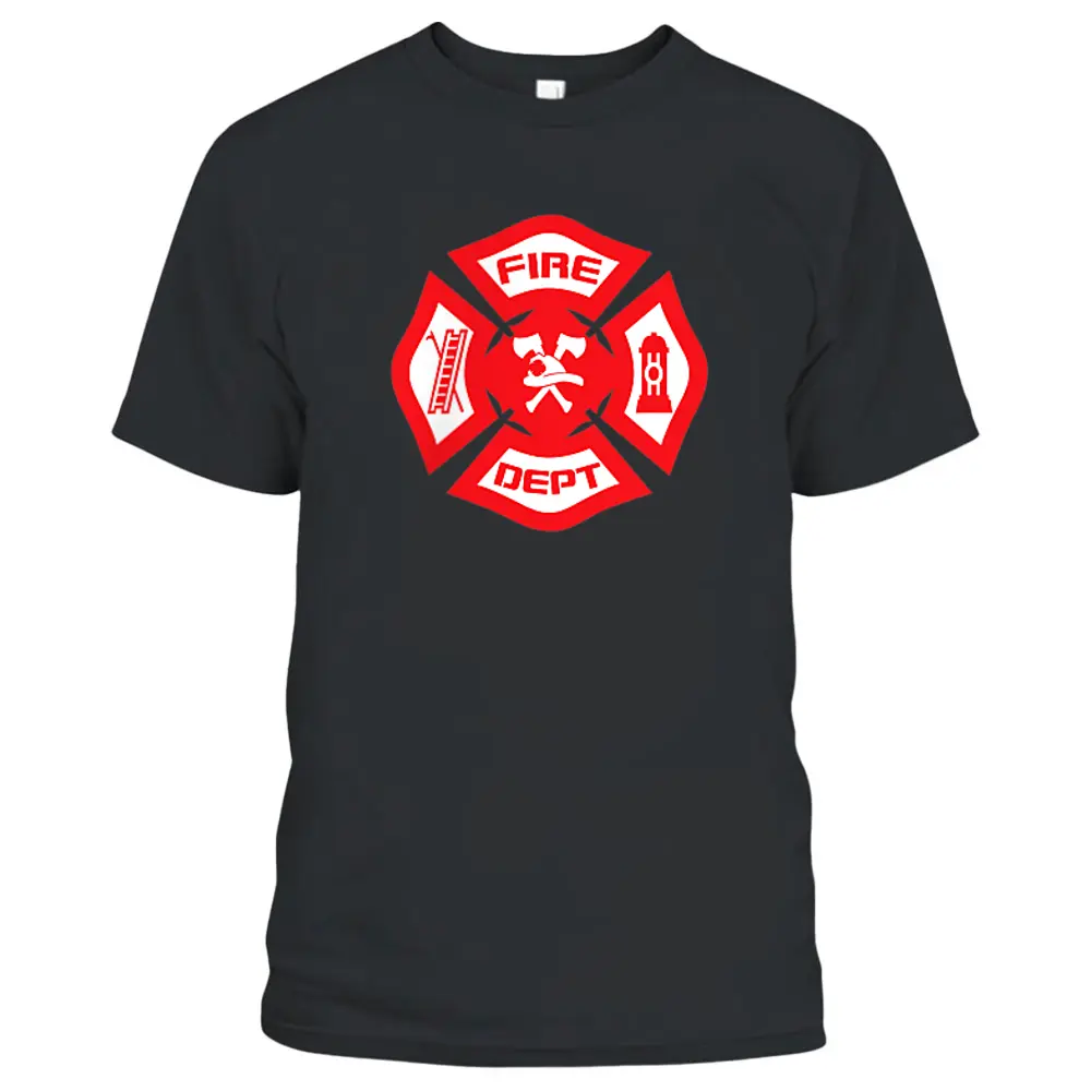 Fire Department Uniform - Official Firefighter Gear T-Shirt - Viper Prints