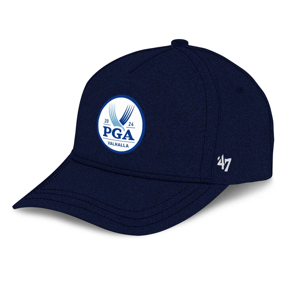 Golf '47 Brand 2024 PGA Championship Valhalla Dark Blue Jeans Style Classic Golf All over Print Cap