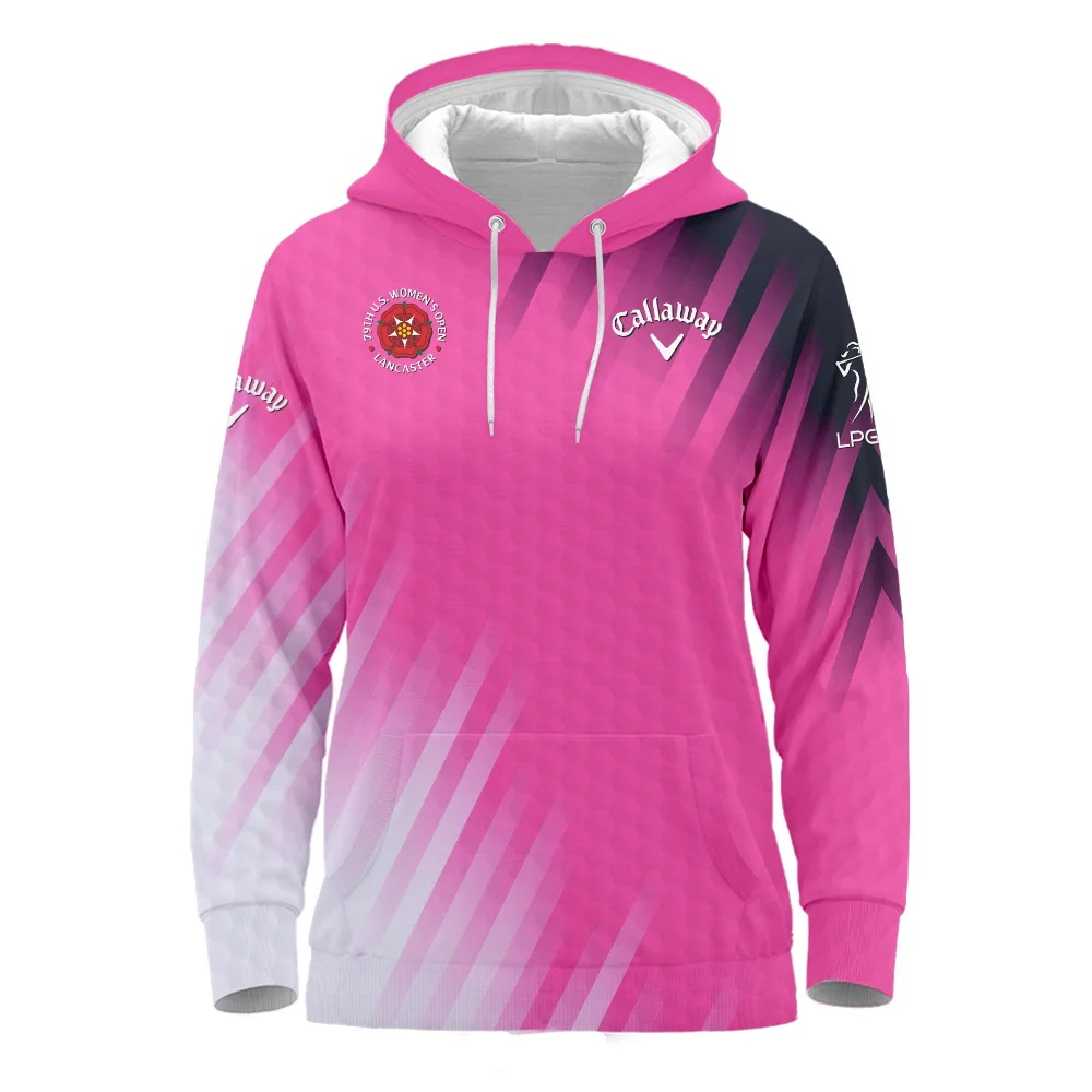 Golf 79th U.S. Women’s Open Lancaster Callaway Hoodie Shirt Pink Color All Over Print Hoodie Shirt