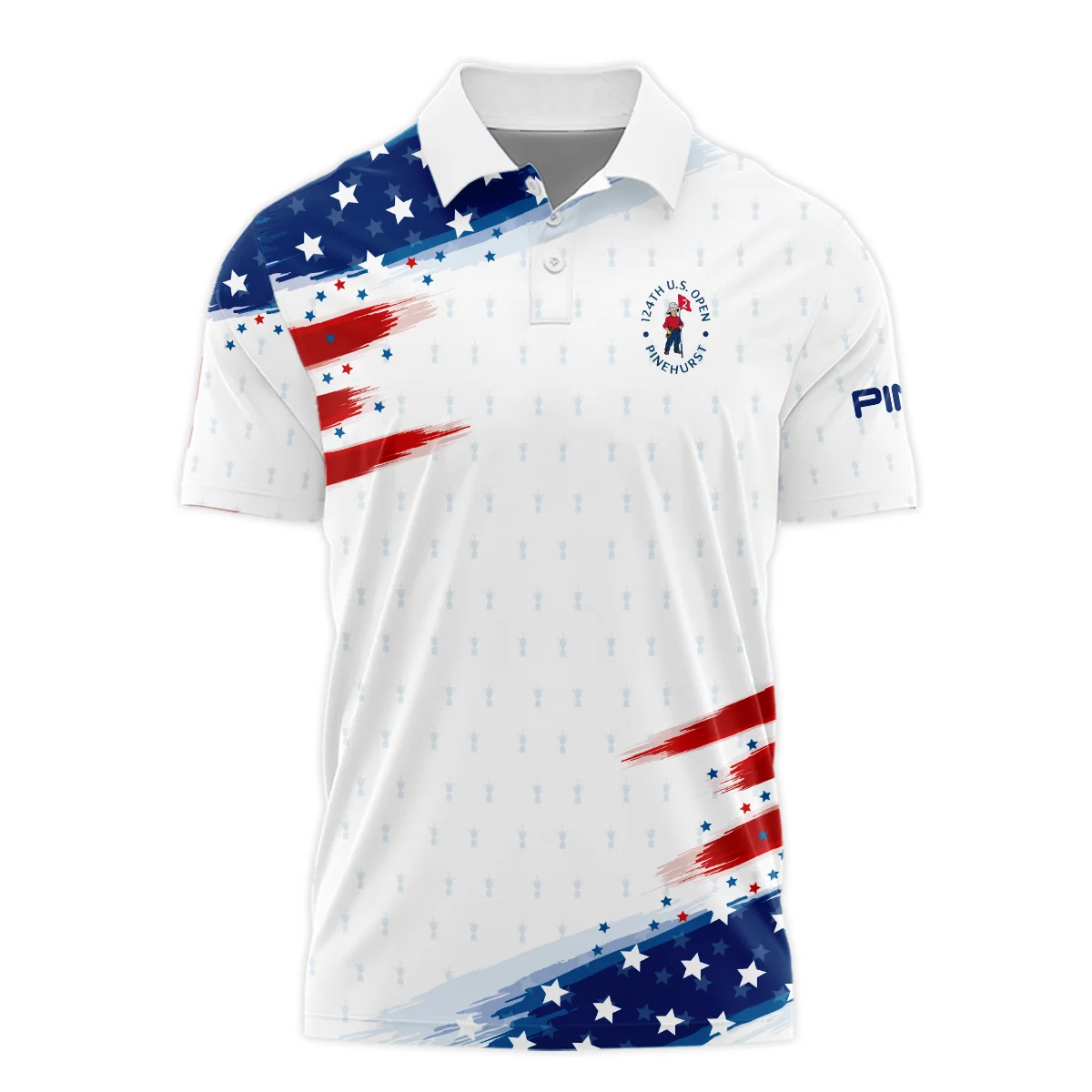 Golf Flag American 124th U.S. Open Pinehurst Ping Polo Shirt Style Classic Polo Shirt For Men