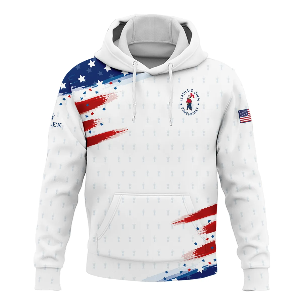 Golf Flag American Loves 124th U.S. Open Pinehurst Rolex Hoodie Shirt Style Classic