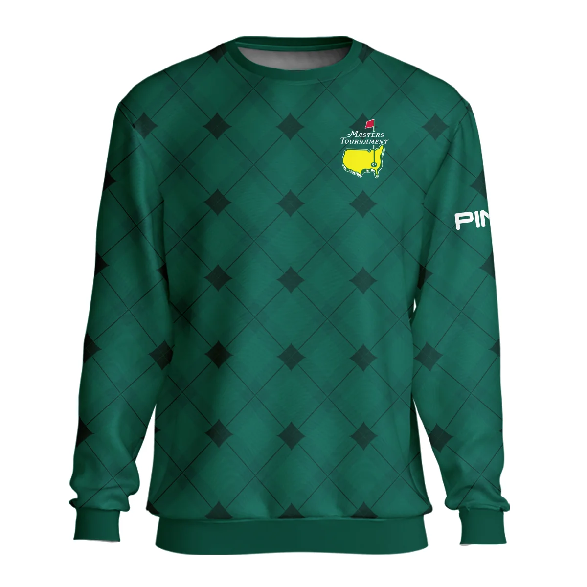 Golf Masters Tournament Green Argyle Pattern Ping Unisex Sweatshirt Style Classic Sweatshirt