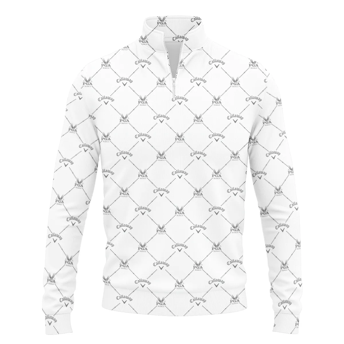 Golf Pattern 2024 PGA Championship Valhalla Callaway Quarter-Zip Jacket Style Classic