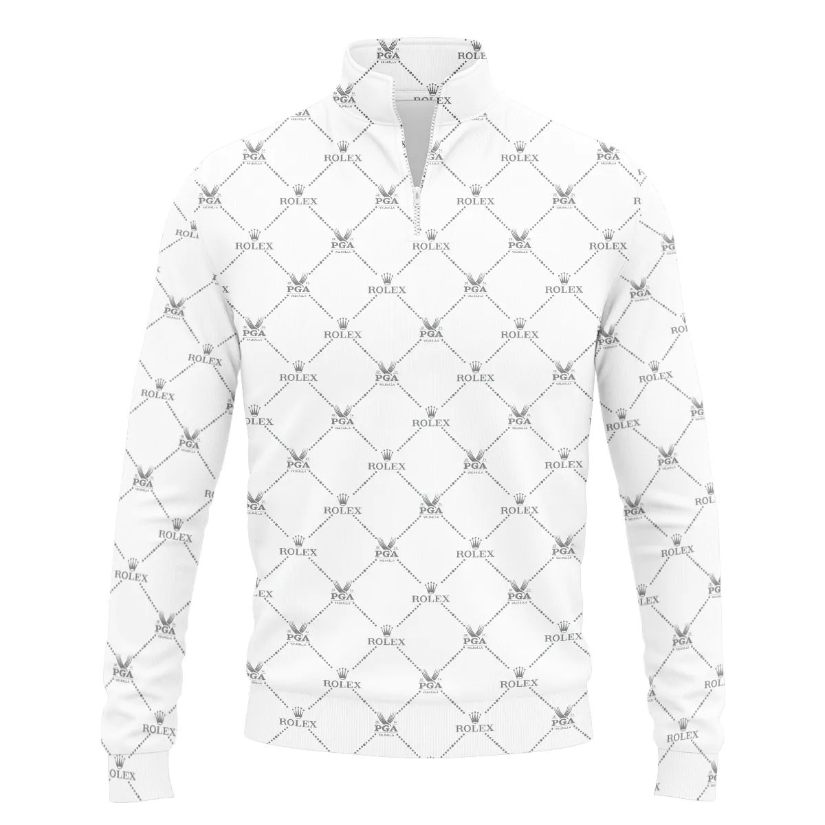 Golf Pattern 2024 PGA Championship Valhalla Rolex Quarter-Zip Jacket Style Classic