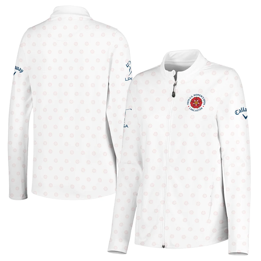 Golf Pattern 79th U.S. Women’s Open Lancaster Callaway Full-Zip Jacket White Color All Over Print Full-Zip Jacket