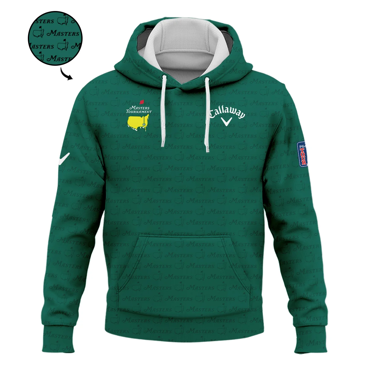 Golf Pattern Cup Green Masters Tournament Callaway Hoodie Shirt Style Classic Hoodie Shirt