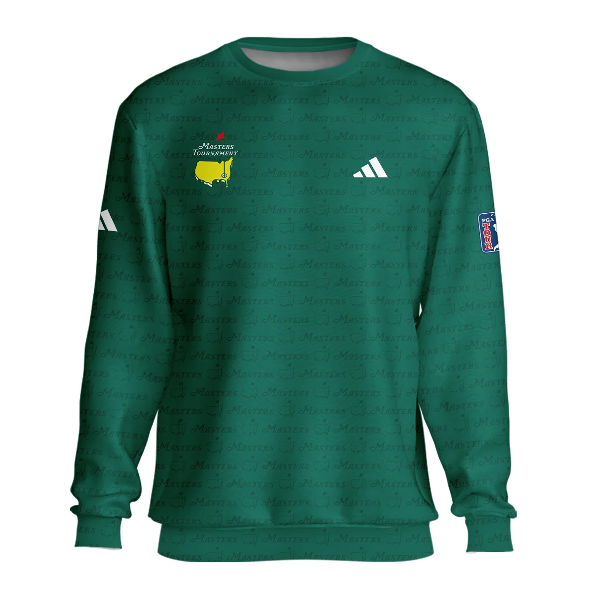 Golf Pattern Cup White Mix Green Masters Tournament Adidas Unisex Sweatshirt Style Classic Sweatshirt