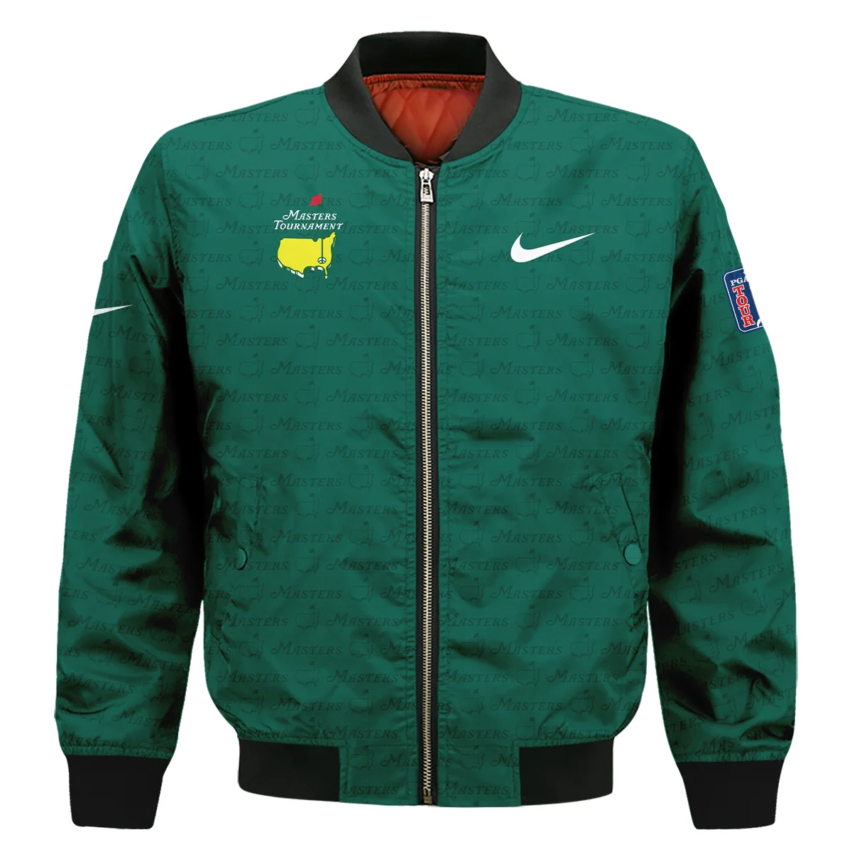 Golf Pattern Cup White Mix Green Masters Tournament Nike Bomber Jacket Style Classic Bomber Jacket