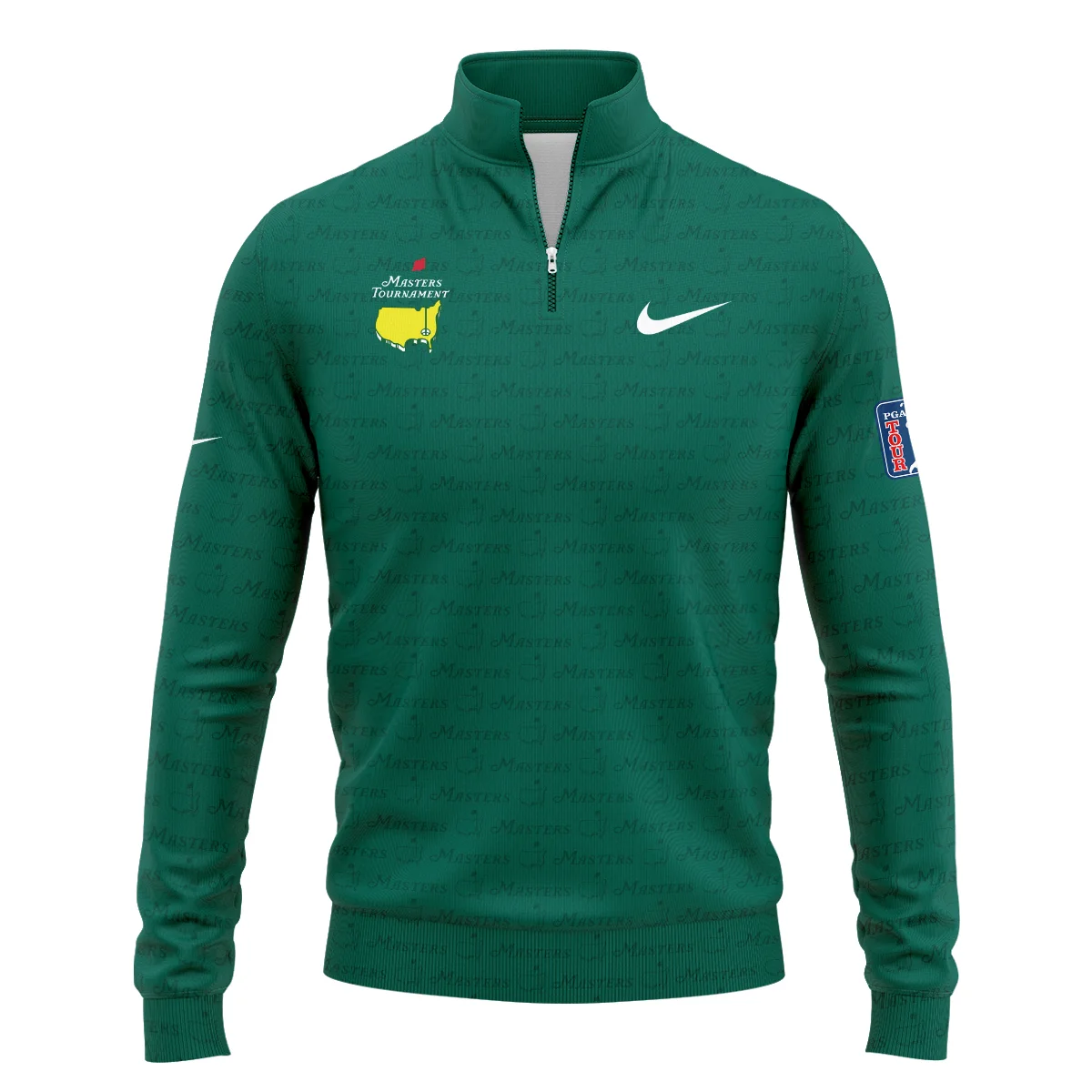 Golf Pattern Cup White Mix Green Masters Tournament Nike Quarter-Zip Jacket Style Classic Quarter-Zip Jacket