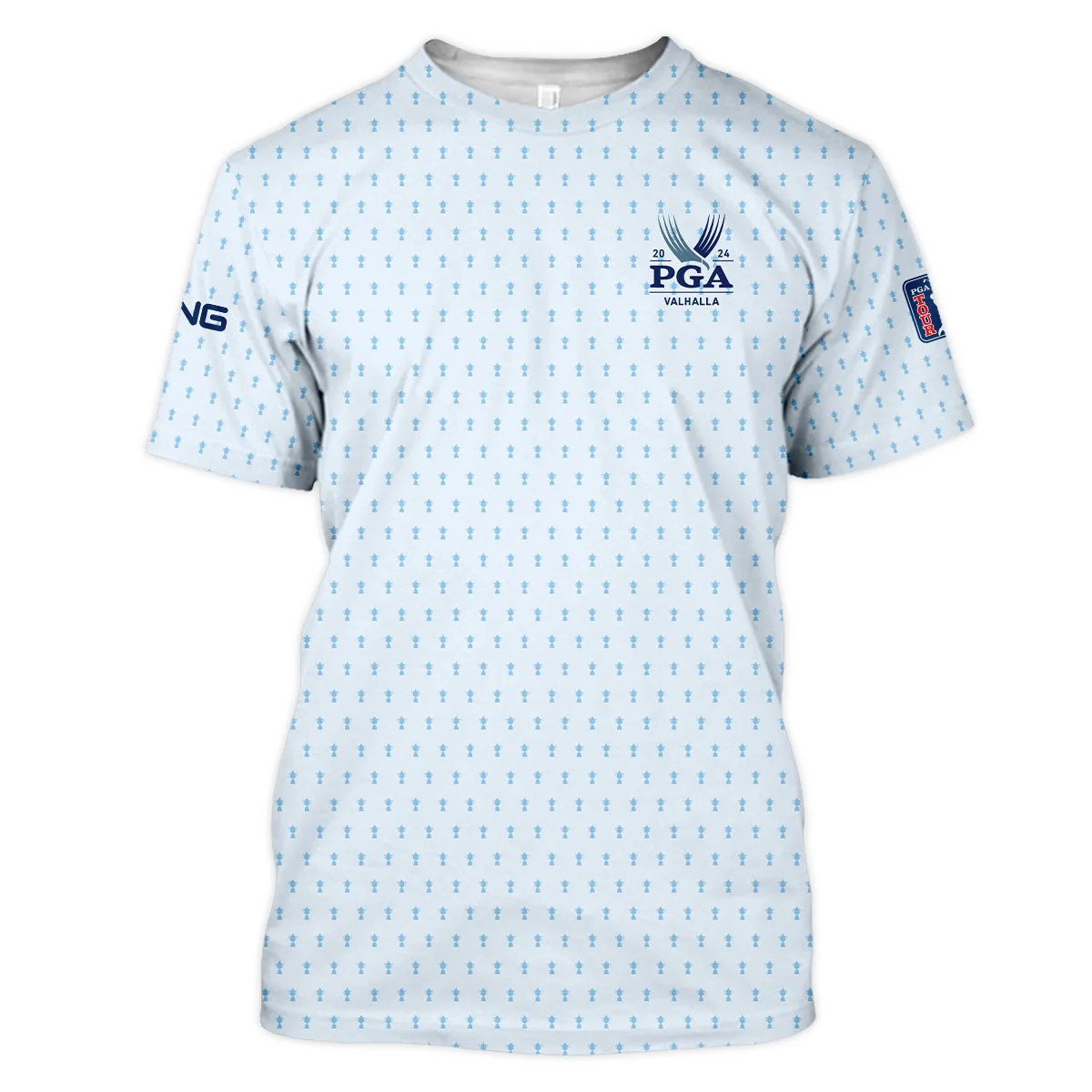 Golf Pattern Light Blue Cup 2024 PGA Championship Valhalla Ping Unisex T-Shirt Style Classic T-Shirt