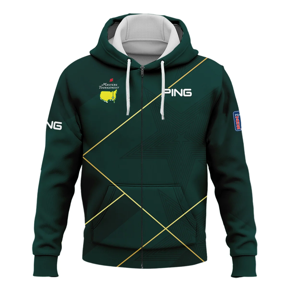 Golf Sport Dark Green Green Masters Tournament Ping Zipper Hoodie Shirt Style Classic Zipper Hoodie Shirt