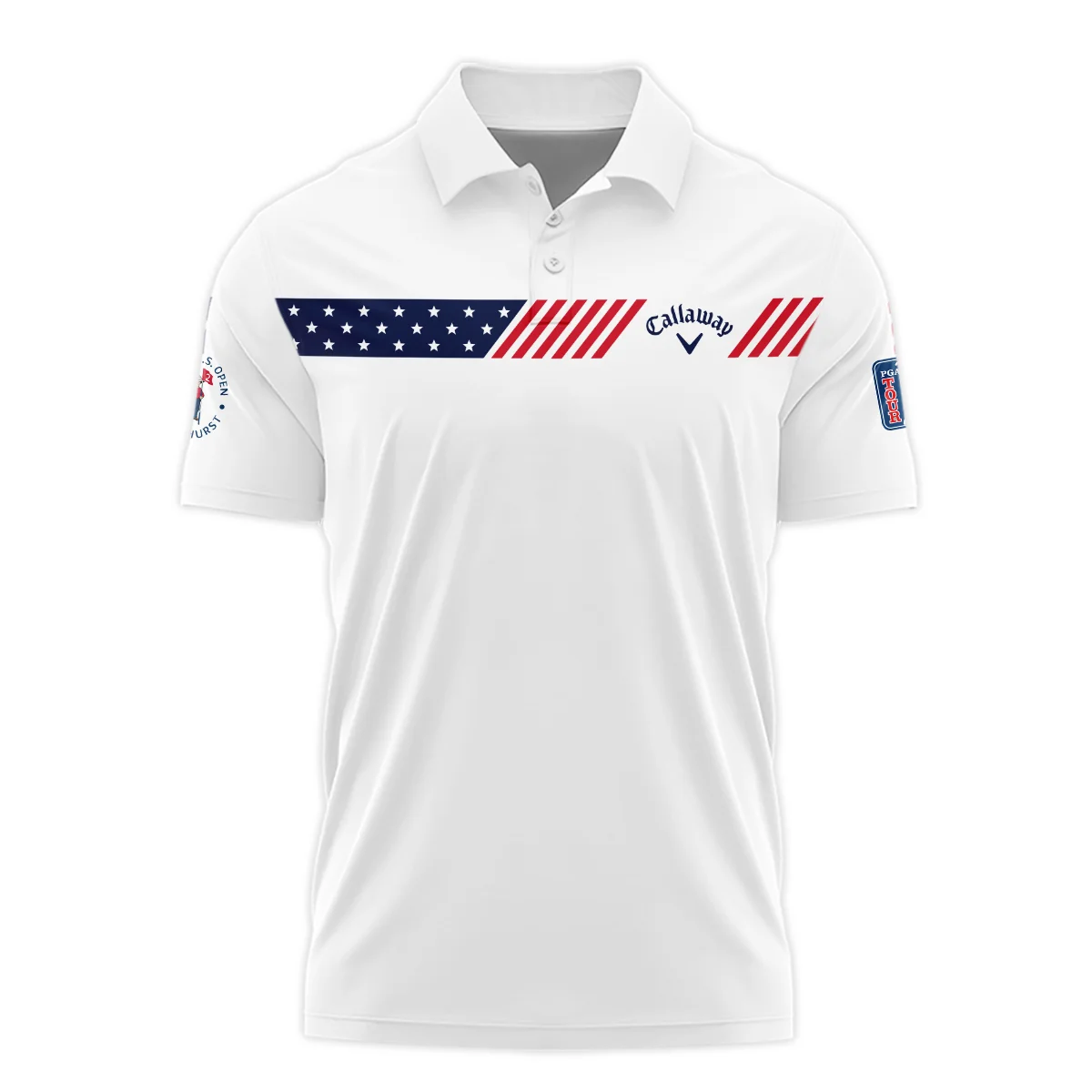 Golf Sport Flag American 124th U.S. Open Pinehurst Callaway Polo Shirt Style Classic Polo Shirt For Men