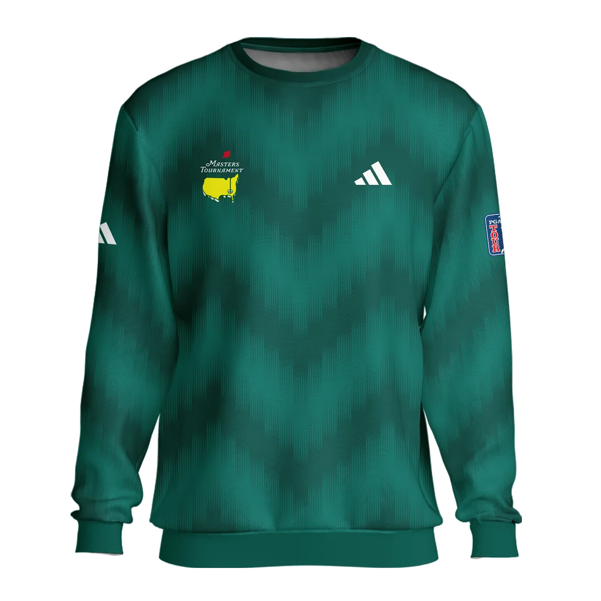 Golf Sport Green Gradient Stripes Pattern Adidas Masters Tournament Unisex Sweatshirt Style Classic Sweatshirt