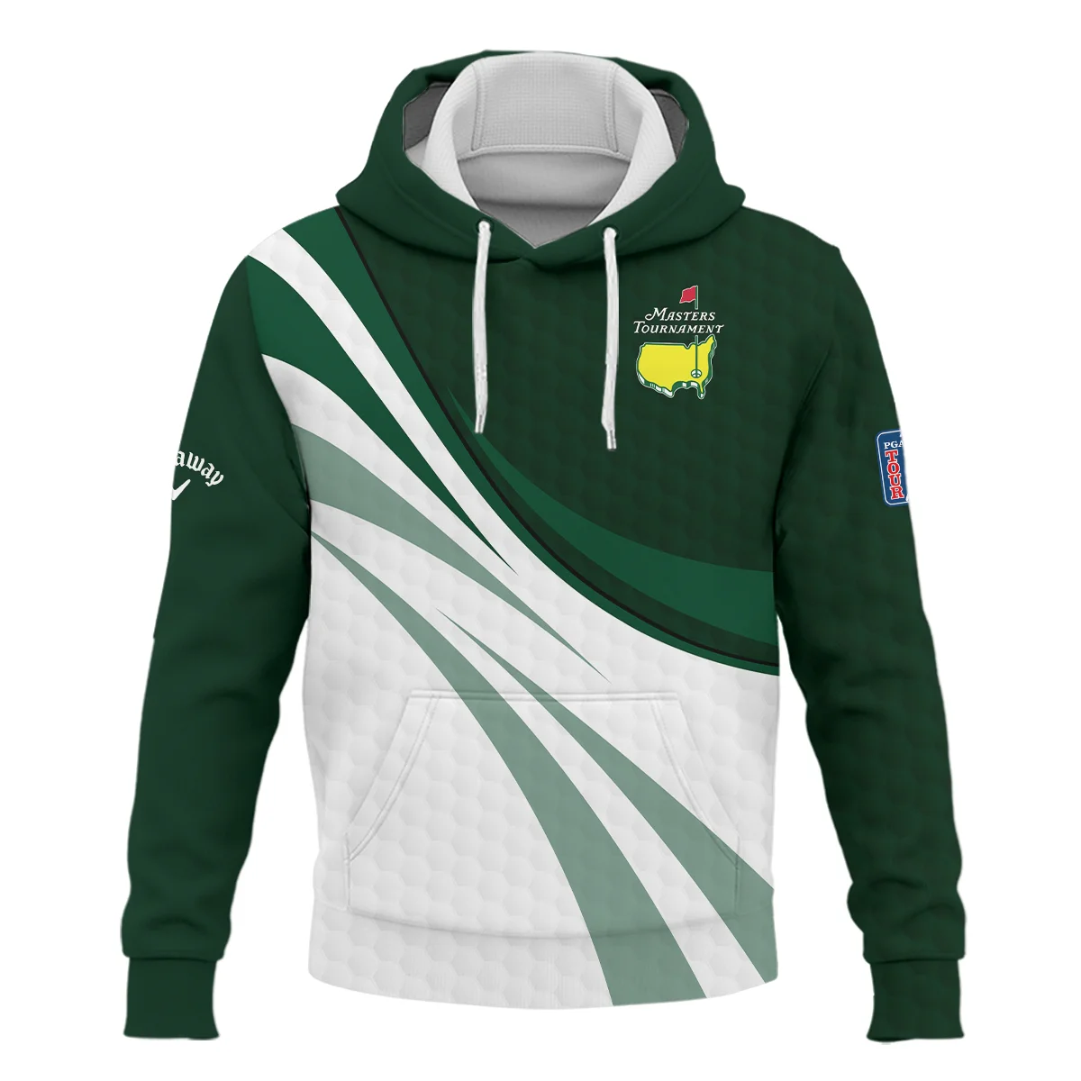 Golf Sport Masters Tournament Callaway Hoodie Shirt Green Color Sports Golf Ball Pattern All Over Print Hoodie Shirt