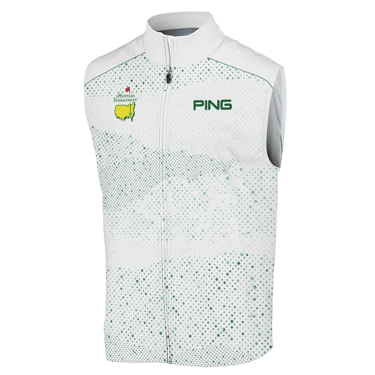 Golf Stye Classic White Mix Green Masters Tournament Ping Sleeveless Jacket Style Classic Sleeveless Jacket Golf Stye Classic White Mix Green Masters Tournament Ping Sleeveless Jacket Style Classic Sleeveless Jacket