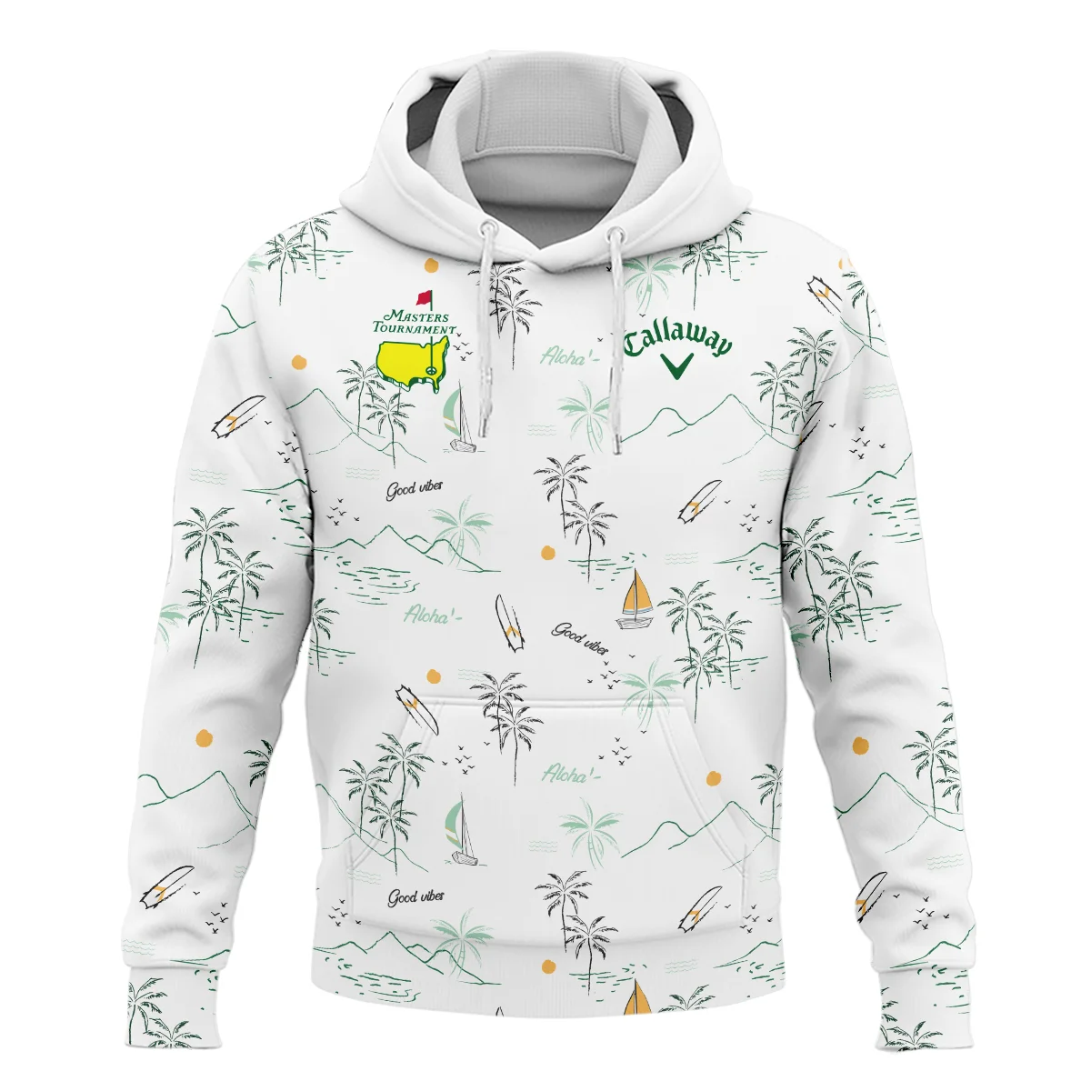 Island Seamless Pattern Golf Masters Tournament Callaway Hoodie Shirt Style Classic Hoodie Shirt