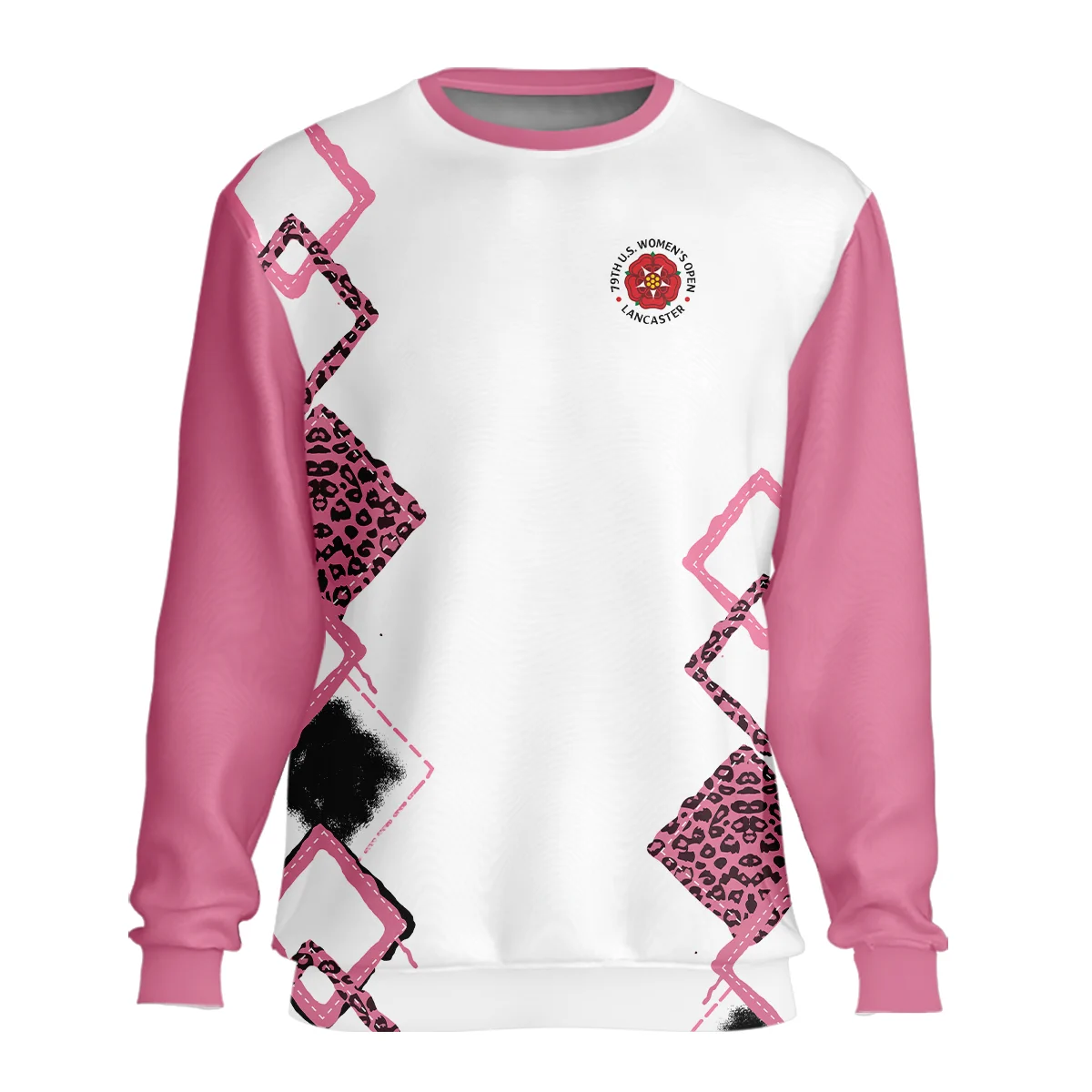 Leopard Golf Color Pink 79th U.S. Women’s Open Lancaster Sweatshirt Pink Color All Over Print Sweatshirt