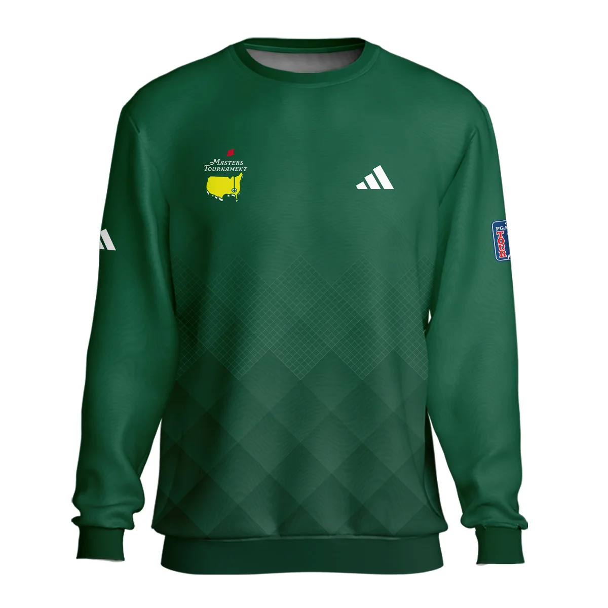 Masters Tournament Adidas Gradient Dark Green Pattern Unisex Sweatshirt Style Classic Sweatshirt