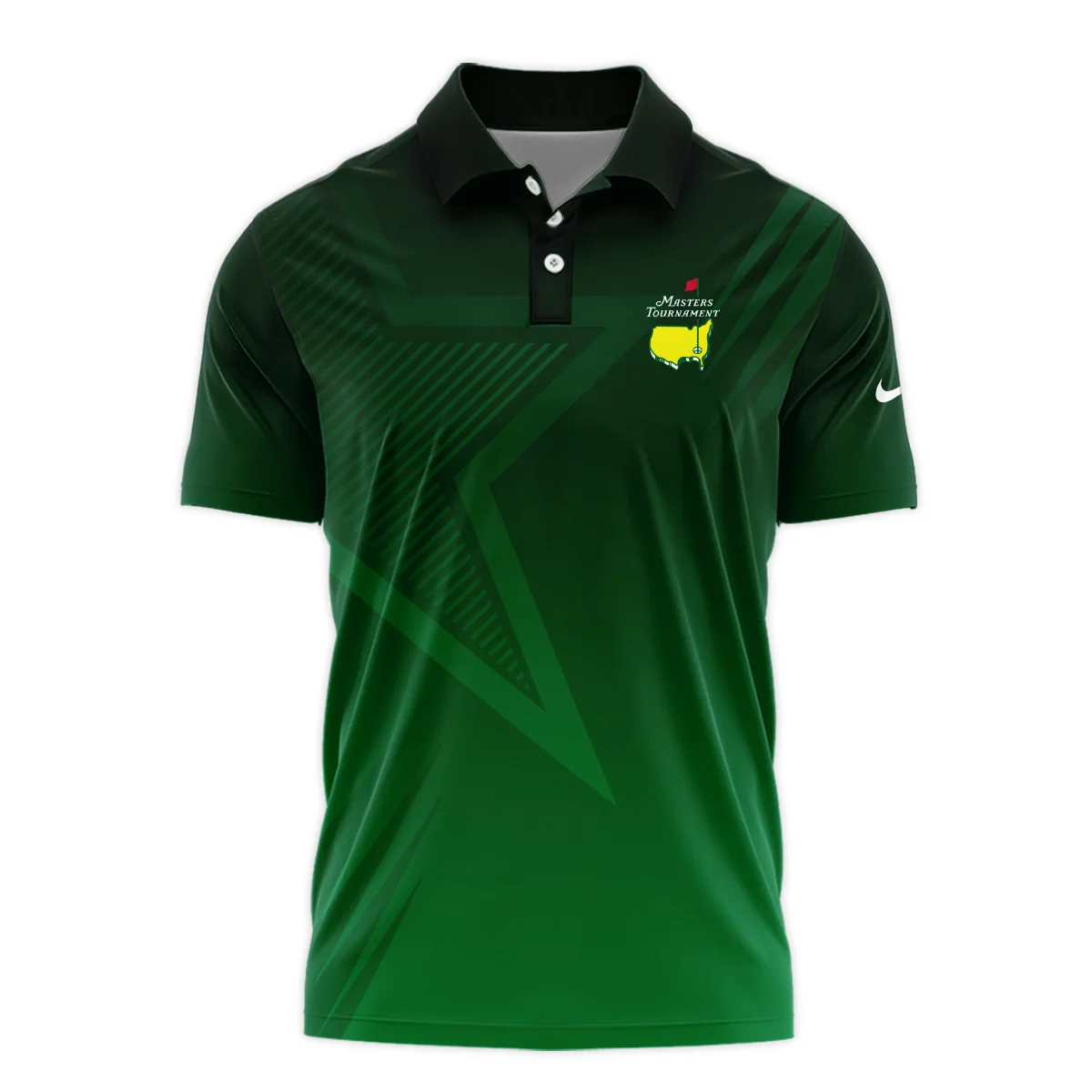 Masters Tournament Nike Star Dark Green Pattern Polo Shirt Style Classic Polo Shirt For Men