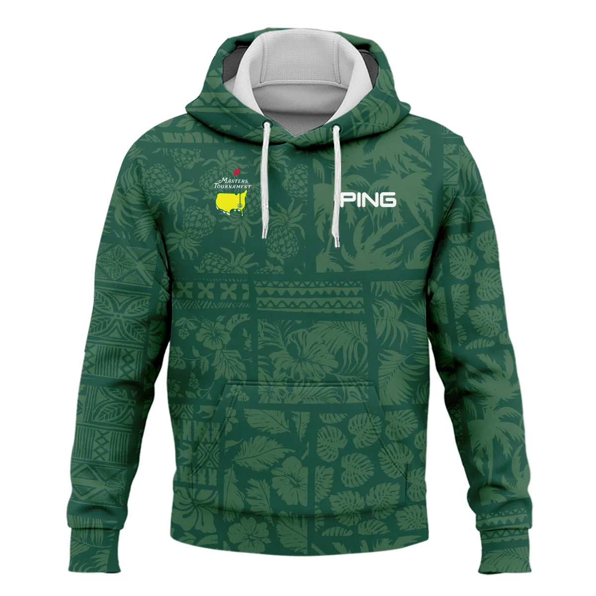 Masters Tournament Ping Hawaiian Style Fabric Patchwork Hoodie Shirt Style Classic Hoodie Shirt