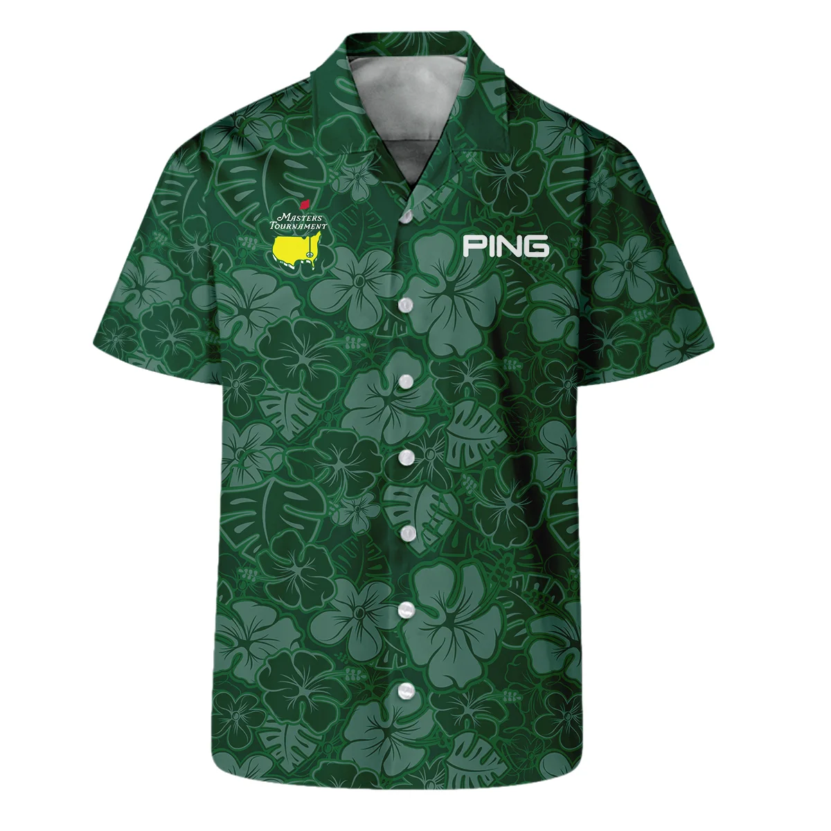 Masters Tournament Ping Tileable Seamless Hawaiian Pattern Hawaiian Shirt Style Classic Oversized Hawaiian Shirt