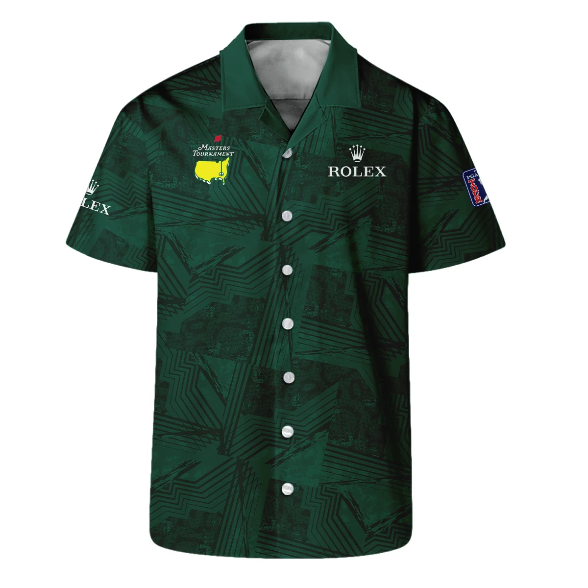 Masters Tournament Rolex Sublimation Sports Dark Green Hawaiian Shirt Style Classic Oversized Hawaiian Shirt