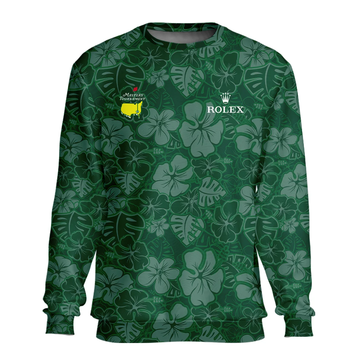 Masters Tournament Rolex Tileable Seamless Hawaiian Pattern Unisex Sweatshirt Style Classic Sweatshirt