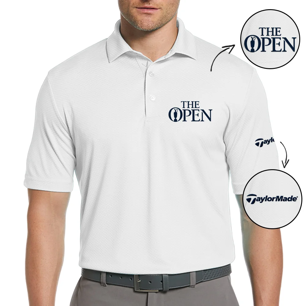 PGA Tour Embroidered Polo Taylor Made The Open Championship Embroidered ...