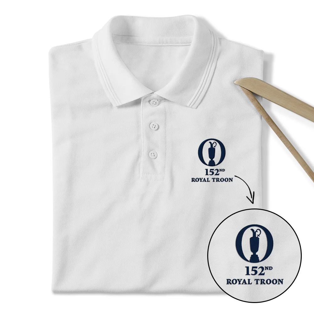 PGA Tour Embroidered Polo The 152nd Open Championship Royal Troon ...